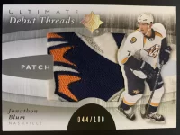 2011-12 Ultimate Collection Debut Threads Patch Jonathon Blum #44 of 100.webp