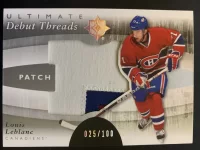 2011-12 Ultimate Collection Debut Threads Patch Louis Leblanc #25 of 100.webp