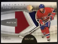 2011-12 Ultimate Collection Debut Threads Patch Louis Leblanc #35 of 100.webp