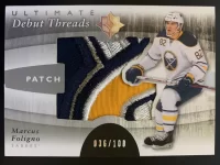 2011-12 Ultimate Collection Debut Threads Patch Marcus Foligno #36 of 100.webp