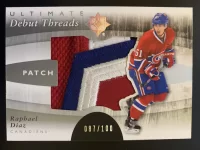 2011-12 Ultimate Collection Debut Threads Patch Raphael Diaz #87 of 100.webp