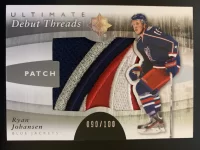 2011-12 Ultimate Collection Debut Threads Patch Ryan Johansen #90 of 100.webp