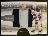 2011-12 Ultimate Collection Debut Threads Patch Teemu Hartikainen #61 of 100.webp