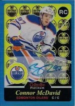 2015-16 OPC Platinum Retro Blue Rainbow Autograph #R97 Connor McDavid.webp