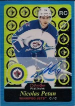 2015-16 OPC Platinum Retro Blue Rainbow Autograph #R98 Nicolas Petan.webp