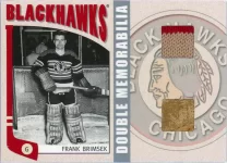 2004-05 In The Game Franchises US West Double Memorabilia Frank Brimsek.webp