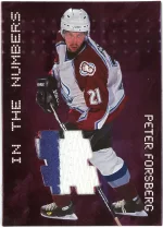 1999-00 Be A Player Millennium In The Numbers Peter Forsberg.webp