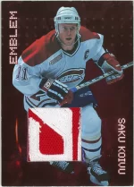 1999-00 Be A Player Millennium Emblems Saku Koivu.webp