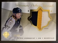 2008-09 Ultimate Collection Debut Threads Patch Patric Hornqvist #22 of 50.webp