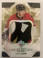2014-15 Ultimate Collection Debut Threads Patch Curtis Lazar #6 of 100.webp