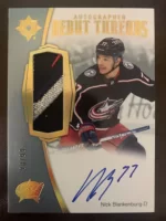 2022-23 Ultimate Collection Debut Threads Patch Autographed Nick Blankenburg #28 of 99.webp