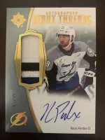 2022-23 Ultimate Collection Debut Threads Patch Autographed Nick Perbix #5 of 99.webp